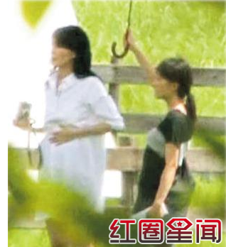 王菲拍广告现场